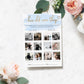 Watercolour Blue | Printable How Old Were They Photo Baby Shower Game Template
