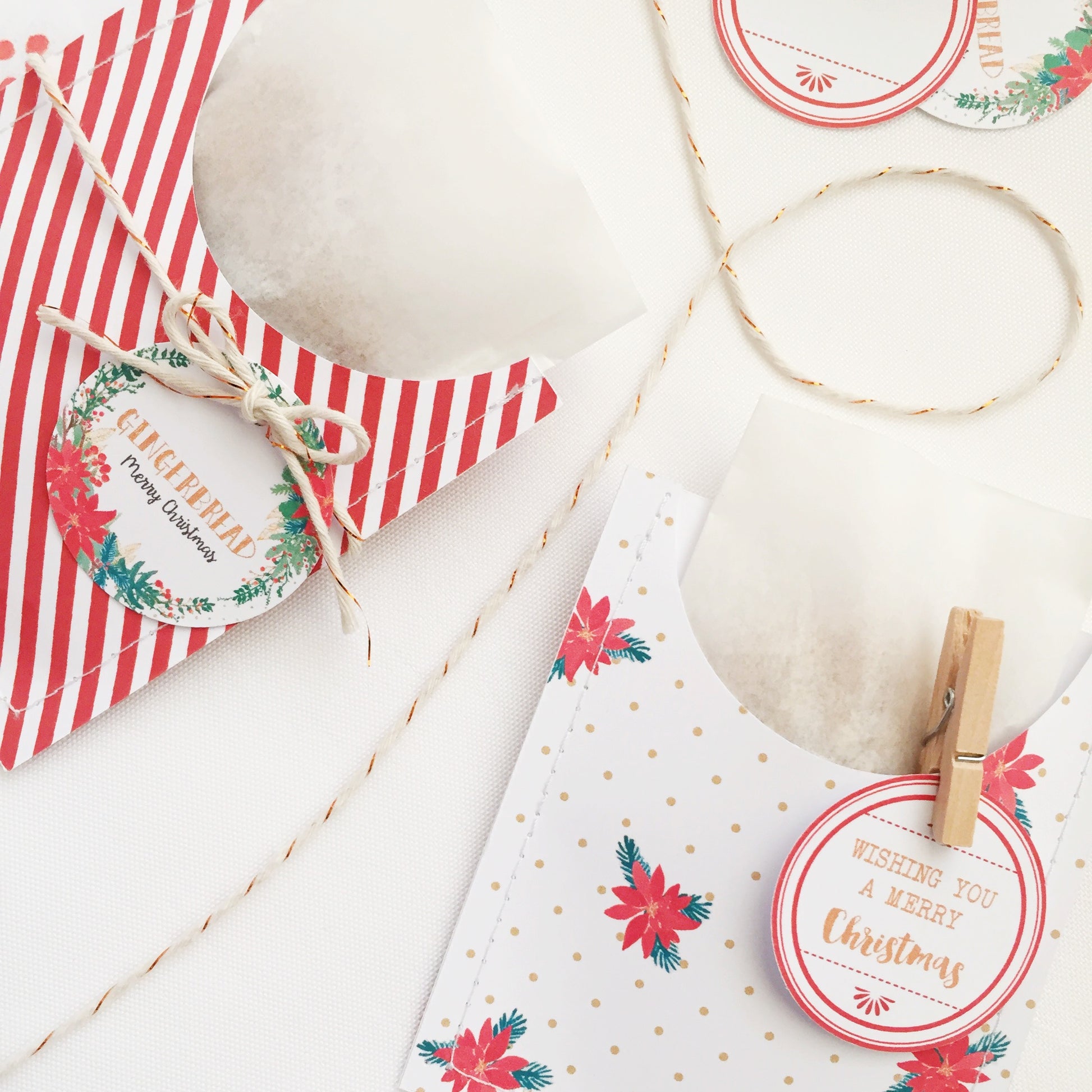 Freebie | Printable Christmas Treat Pocket - Black Bow Studio