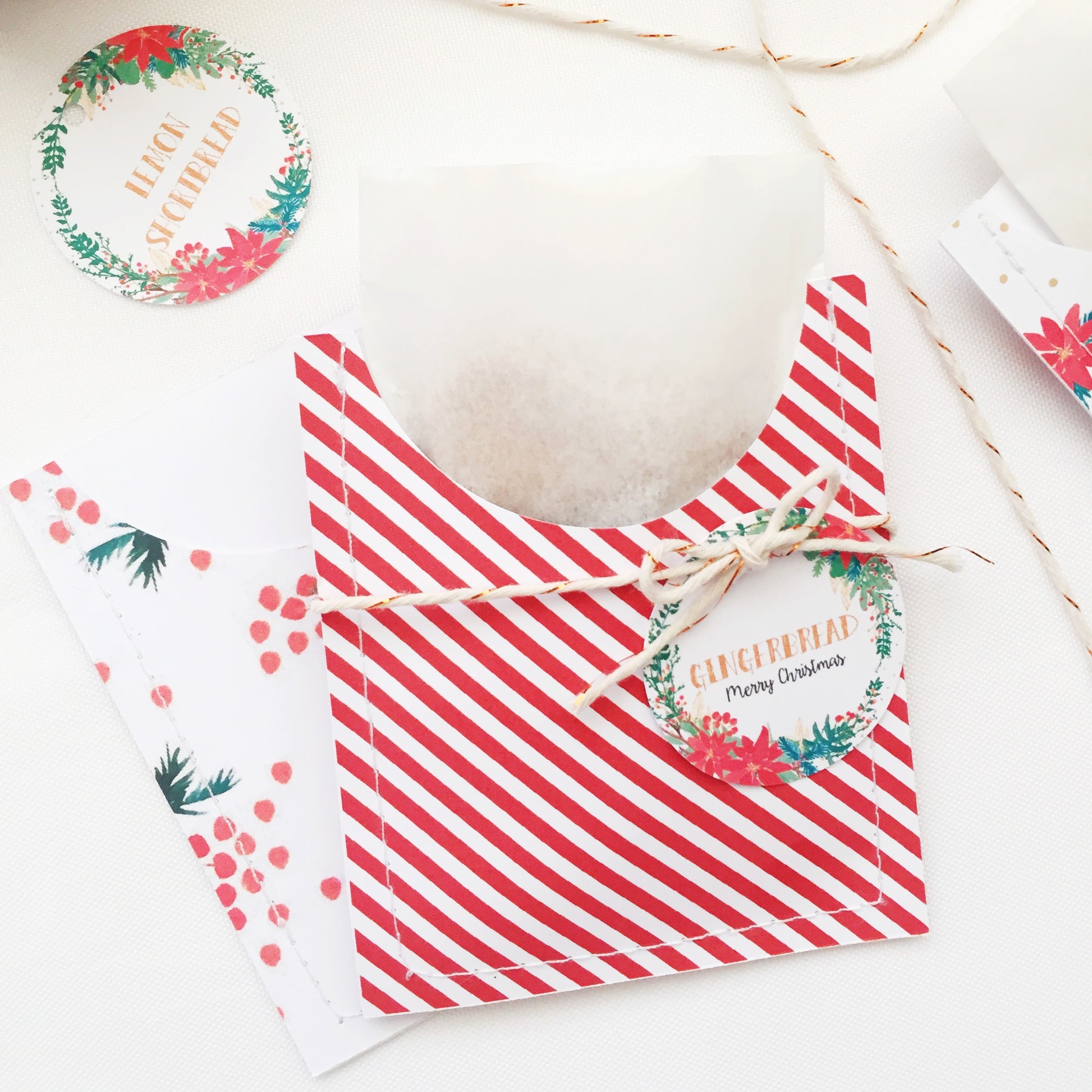 Freebie | Printable Christmas Treat Pocket - Black Bow Studio