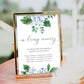 Ferras Blossom Blue | Printable In Loving Memory Sign