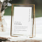 Estelle White | Printable In Lieu Of Favours Sign Template