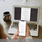 Estelle White | Printable Itinerary Card Template