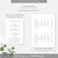 Estelle White | Printable Itinerary Card Template