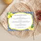 Positano Lemons | Printable Itinerary Template