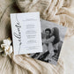 Lucas Script White | Printable Welcome Card and Tag Template