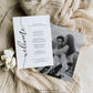 Lucas Script White | Printable Welcome Card and Tag Template
