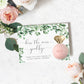 Everly Green | Printable Kiss The Miss Favour Card - Black Bow Studio