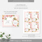 Quinn Floral Pink | Printable Kiss The Miss Favour Card Template