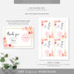 Abbieville Floral White | Printable Lip Balm Favour Card Template - Black Bow Studio