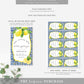 Positano Lemons | Printable Main Squeeze Favour Tags Template
