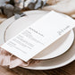 Estelle White | Printable Menu Template