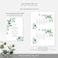 Ferras Blossom Blue | Printable Menu - Black Bow Studio