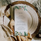 Merriment Christmas | Printable Christmas Menu - Black Bow Studio