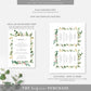 Merriment Christmas | Printable Christmas Menu - Black Bow Studio