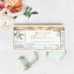 Ferras Blossom Greenery | Printable Christmas Boarding Pass