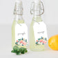 Afternoon Blooms | Printable Mimosa Bar Sign and Juice Tags Template - Black Bow Studio