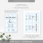 Gingham Blue | Printable Mimosa Bar Sign and Juice Tags