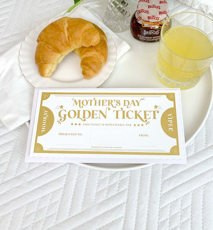 Golden Ticket Gold | Scratch-off Mother's Day Gift Voucher