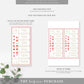 Stripe Red Pink | Printable Mother's Day Custom Love Coupons