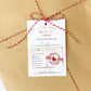 North Pole Express White | Printable Christmas Gift Tag Template - Black Bow Studio