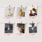 Watercolour Pink | Printable My First Year Photo Timeline Banner Template