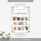 Ferras Greenery | Printable First Year Photo Timeline Sign Template