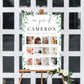 Ferras Greenery | Printable First Year Photo Timeline Sign Template