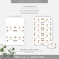 Nutmeg Noel Gingerbread | Printable Christmas Place Cards