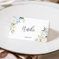 Darcy Floral White | Printable Place Cards