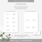Ellesmere White | Printable Place Cards Template