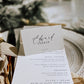 Ellesmere White | Printable Place Cards Template