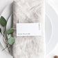 Estelle White | Printable Place Cards