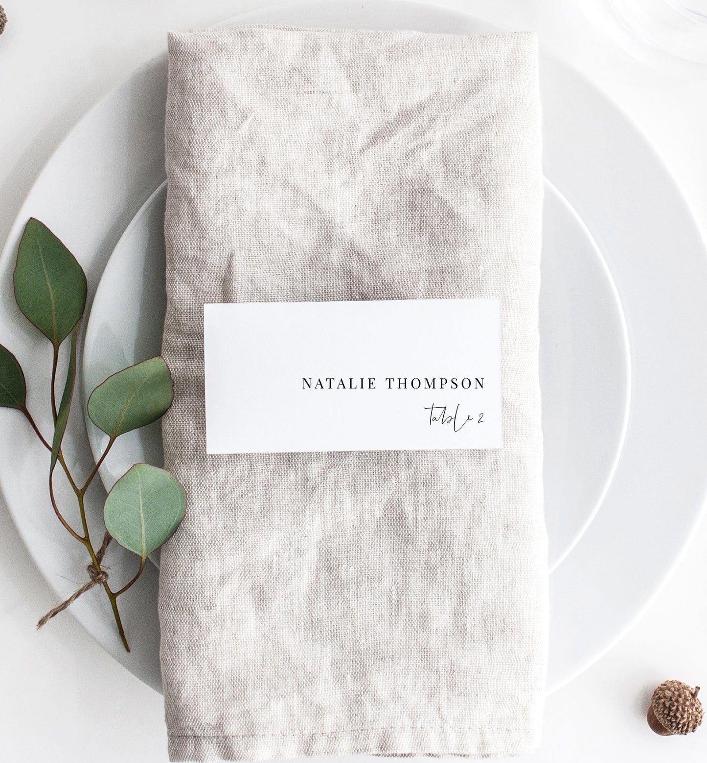 Estelle White | Printable Place Cards