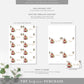 Nutmeg Noel Nutcracker | Printable Christmas Place Cards