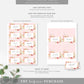 Quinn Floral Pink | Printable Place Cards