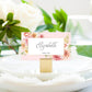 Quinn Floral Pink | Printable Place Cards