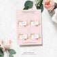 Quinn Floral Pink | Printable Place Cards