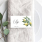 Tuscan Lemons | Printable Place Cards - Black Bow Studio