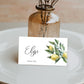 Tuscan Lemons | Printable Place Cards - Black Bow Studio
