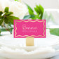Wave Hot Pink Gold | Printable Place Cards Template