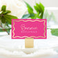 Wave Hot Pink Gold | Printable Place Cards Template