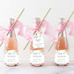 Darcy Floral Pink | Printable Pop It Favour Tags Template