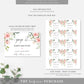 Darcy Floral Pink | Printable Pop It Favour Tags Template