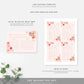 Abbieville Floral Pink | Printable Recipe Card Template - Black Bow Studio