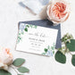 Ferras Blossom Blue | Printable Save The Date - Black Bow Studio
