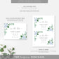 Ferras Blossom Blue | Printable Save The Date - Black Bow Studio