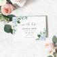 Ferras Blossom Blue | Printable Save The Date - Black Bow Studio