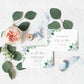Ferras Blossom Blue | Printable Save The Date - Black Bow Studio