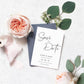 Gigi Script | Printable Save The Date