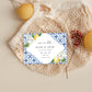 The Med Lemons | Printable Save The Date - Black Bow Studio